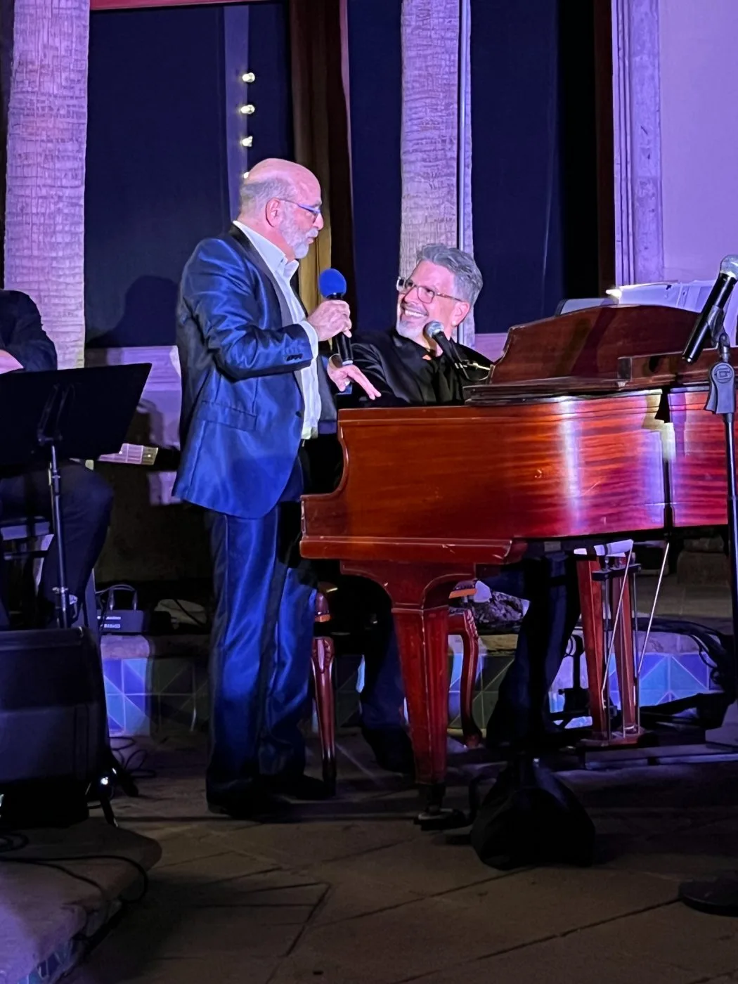In performance with Michael Orland